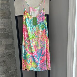 Lilly Pulitzer Dusk Dress size large lovers coral brand new with tags
